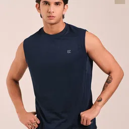 EAZY Men Pack Of 2 Round Neck Dry-Fit Tank Vests-picture-27