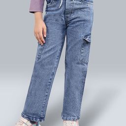 Killer Girls Straight Fit Low Distress Heavy Fade Jeans-image-85