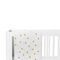 The White Cradle Infants Printed Pure Organic Cotton Swaddle-4