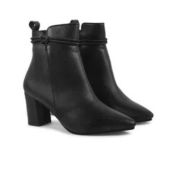 SHUZ TOUCH Women Solid Block Heel Regular Boots-82