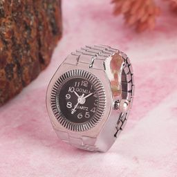Thrillz Silver-Plated Adjustable Watch Finger Ring-image-62