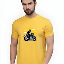 KaamBhari Graphic Printed Round Neck Regular Fit Cotton T-shirt-picture-36