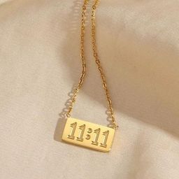 Jewels Galaxy Brass Gold-Plated Necklace-image-0