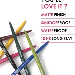 GLAM21 Set Of 2Peppy Vibes Matte Eyeliner- Cloud Nine & Non-Clumping Mascara - 10 ml image 3