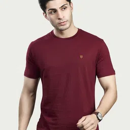 BE POSITIVE Men Regular Fit Half Sleeve Round Neck Pure Cotton T-shirt-picture-5