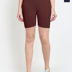 GRACIT Women Skinny Fit Cycling Sports Shorts-image-4