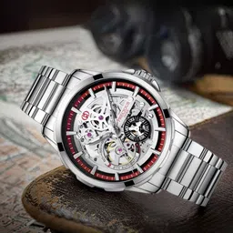 Precious Duke Men Stainless Steel Analogue Motion Powered Watch PD_818285942243_White_70-picture-1
