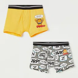 Fame Forever by Lifestyle Boys Pack Of 2 Printed Trunks 1000014962763-MULTI-Multi-48