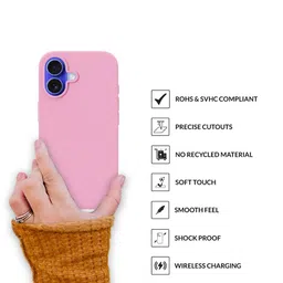 SPRIG Solid Printed iPhone 16 Plus Bumper Case Mobile Accessories image 3