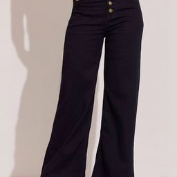 DOLCE CRUDO Women Wide Leg High-Rise Heavy Fade Stretchable Jeans-picture-3