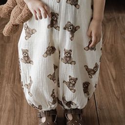 LULU & SKY Girls Printed Loose Fit High-Rise Trousers-image-56