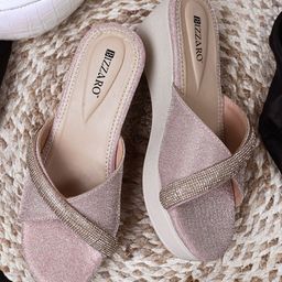 BIZZARO Women Embellished Open Toe Wedge Sandals-14