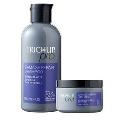 TRICHUP Damage Repair Shampoo - 300 ml & Hair Mask - 200 ml Combo-49