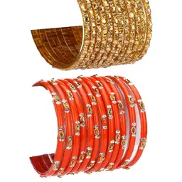 SOMIL Women Gold Bangle-36