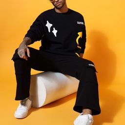 GRIFFEL Men Graphic Printed Sweatshirt image 5