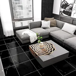 INDIAN ROYALS Black Tiles Self-Adhesive & Durable Wall Sticker-image-8