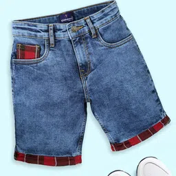 KiddoPanti Boys Denim Denim Shorts-image-8