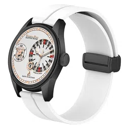 DOUBLERUN Unisex Round Dial & Straps Analogue Chronograph Watch H05N19067 image 4