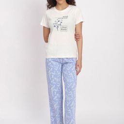 R&B Women Pure Cotton Floral Printed Night suit-picture-31