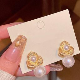AKISON JEWELS Women Gold Earrings-image-97