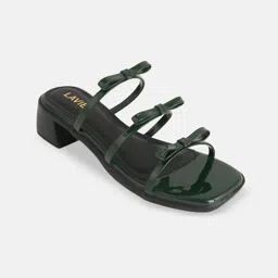 Lavie Block Sandals with Bows-34
