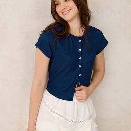 Outzidr Women Textured Knit Top-image-73
