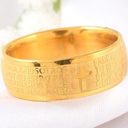 Missmister Unisex Gold Ring-42
