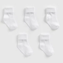 mothercare Kids Pack Of 5 Ankle-Length Socks-image-53