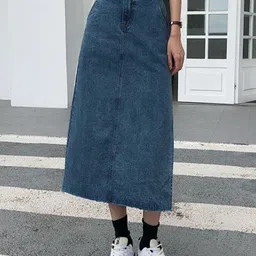 StyleCast Women Buttoned Midi Skirt-picture-5