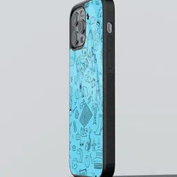 macmerise Quirky Printed iPhone 13 Pro Back Case Mobile Accessories-image-89