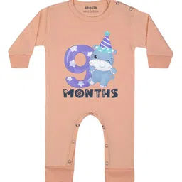 ArvesaInfant Printed Round Neck Rompers-image-88
