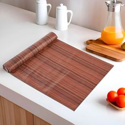 Myntra Elegant Homes Brown & Grey Printed Shelf Liner Organiser-47