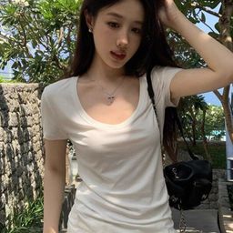 Outzidr Women Solid Scoop Neck Regular Top-image-72