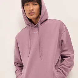 THE BEAR HOUSE Men Pure Cotton Graphic Printed Relaxed Fit Hoodie-picture-9