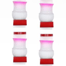 SOMIL Pink Glass Cylinder Printed Wall Lamps-picture-44