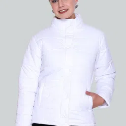 SANHOK Women Colourblocked Lightweight Puffer Jacket-picture-11