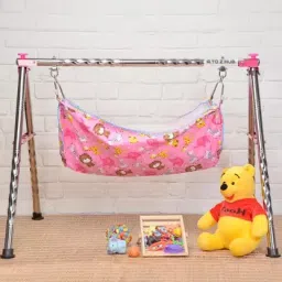 Portable Folding Swing Cradle/Ghodiyu/Crib/BabyJhula/Baby Palna.-13