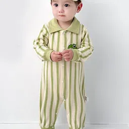 StyleCast x Revolte Infant Boys Striped Cotton Rompers-picture-8