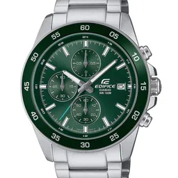 CASIO Men Dial & Stainless Steel Cuff Straps Analogue Chronograph Watch ED614-image-64