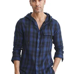 RARE RABBIT Men Comfort Opaque Checked Casual Shirt-image-37