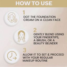 PiiNK Beauty All Day Full Coverage Flawless Foundation With SPF 30 - 30 ml- Soft Ivory 03 image 3