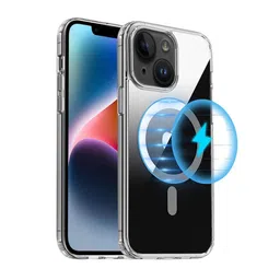 LIRAMARK Magsafe Magnetic Protective Clear iPhone 15 Plus Back Case-image-17