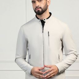Blackberrys Men Colourblocked Satin Crop Sporty Jacket-picture-39