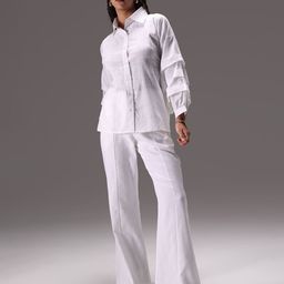 Obleka Shirt Collar Shirt With & Trousers Co-Ords-image-75