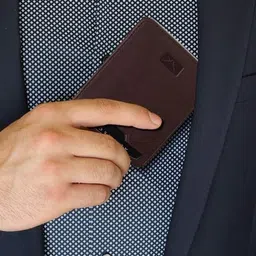 Al Fascino Men Leather Two Fold Wallet-27