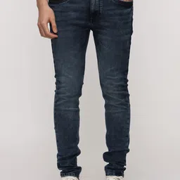 Crocodile Men Tapered Fit Light Fade Stretchable Jeans-image-69