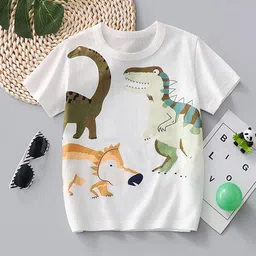 LULU & SKY Boys Printed V-Neck Applique T-shirt-picture-37