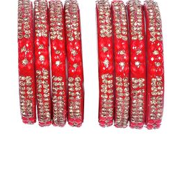 Shinemore Set Of 2 Artificial Stones Studded Bangles-picture-31