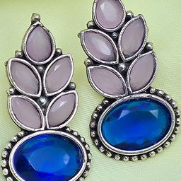 Oxy Jewels Women Pink Earrings-image-43