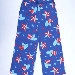 KiddoPanti Girls Printed Cotton Lounge Pants-picture-21